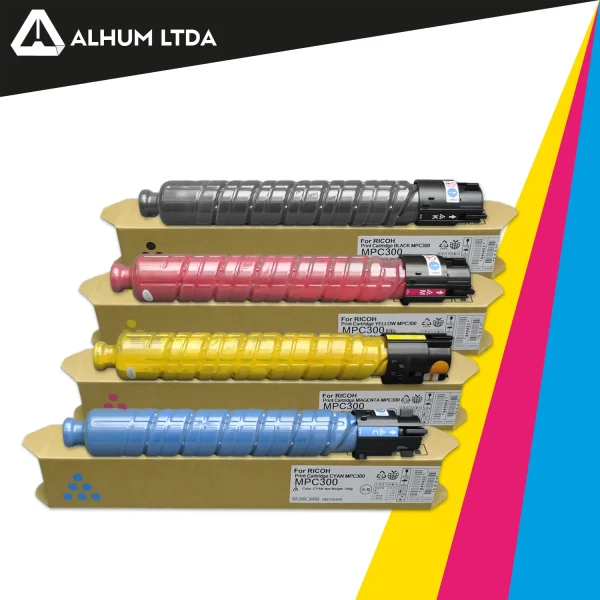 Toner Ricoh Aficio MP C300 C400 C401 Cartucho Cmyk Boss