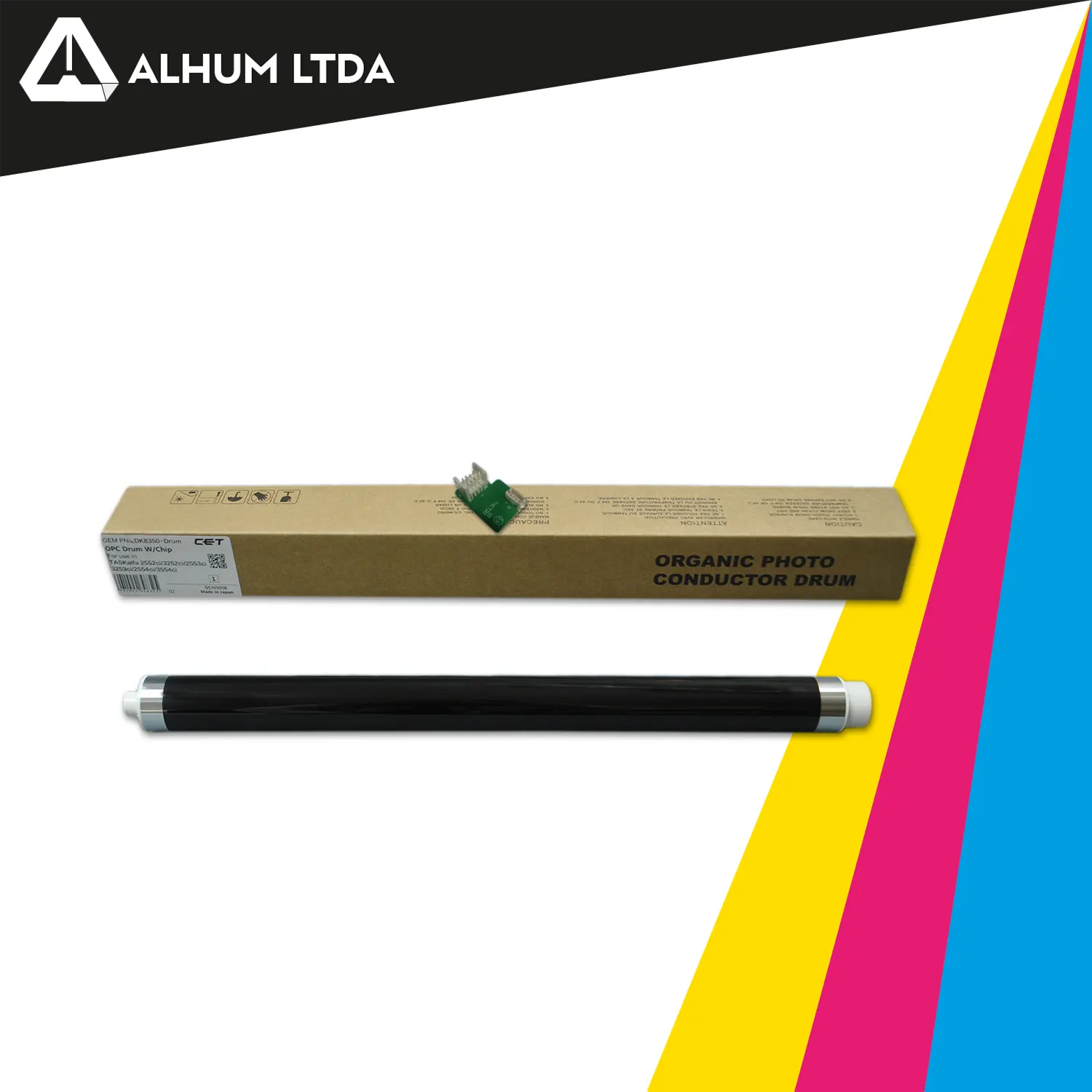 Cilindro TasKalfa 2552ci 2553ci 2554ci 3252ci 3554ci DK8350 Con Chip Cet