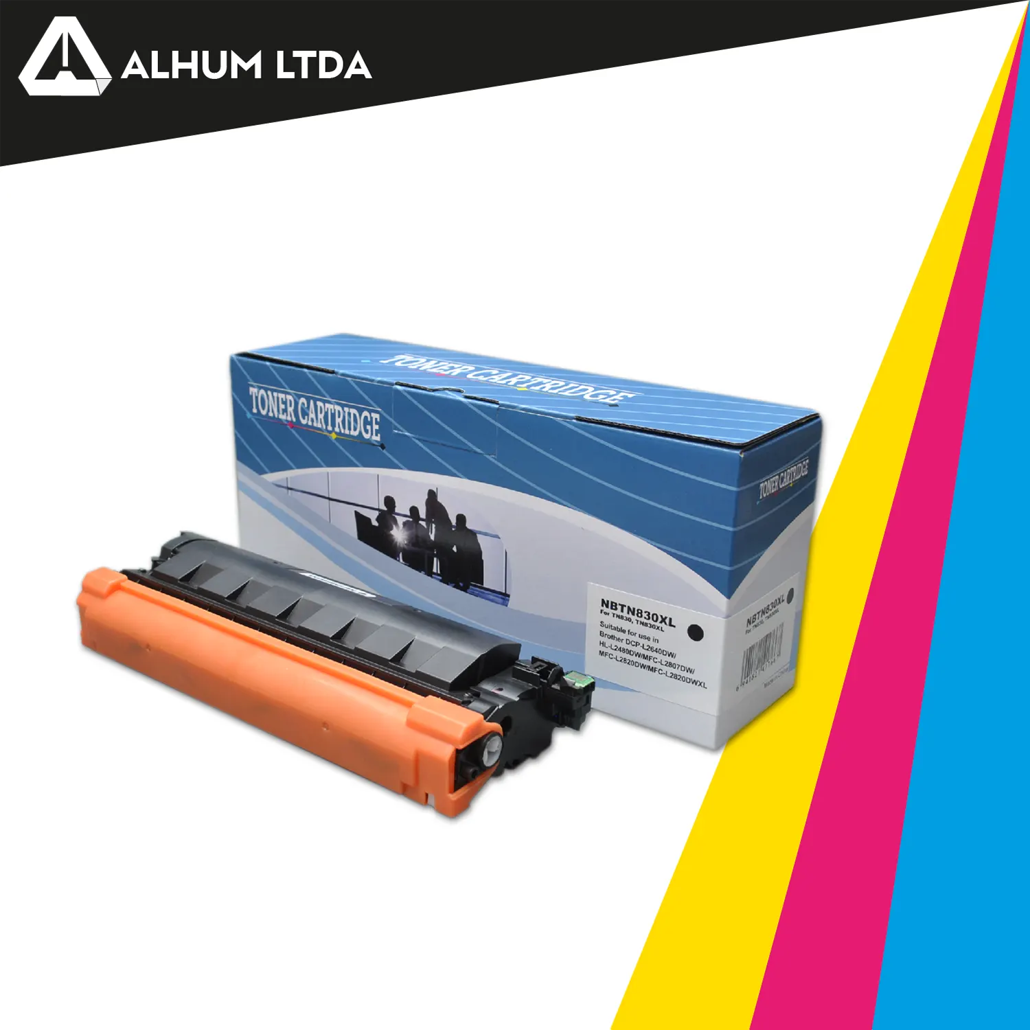 Toner Brother TN830XL TN830 DCP-L2640DW HL-L2400D Cartucho Tdi