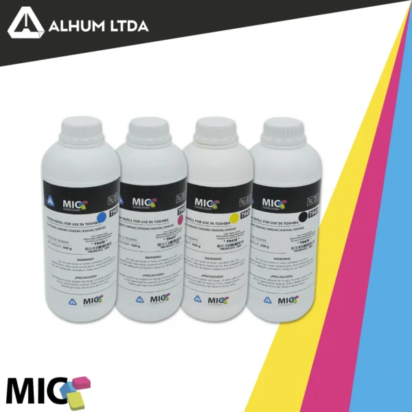 Recarga Toner Toshiba Estudio 2505AC 3505AC 5505AC TFC505 Cmyk