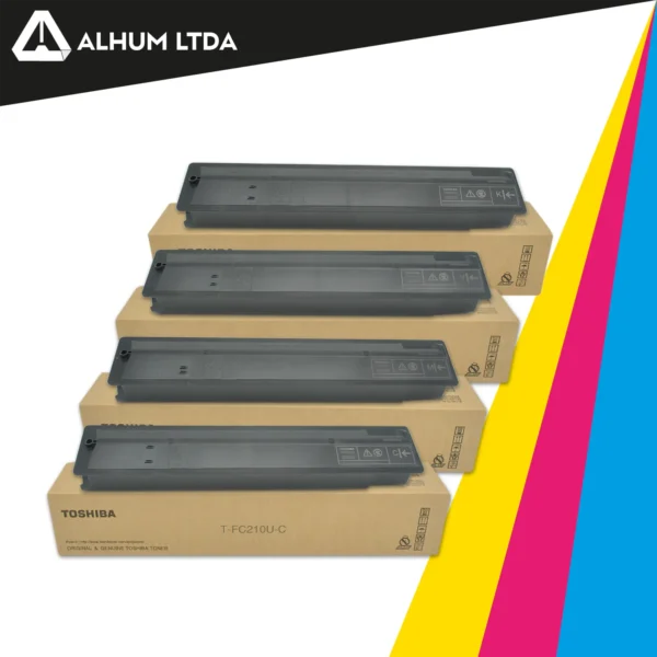 Toner Toshiba E-Studio 2010AC 2510AC Cmyk TFC210U Original