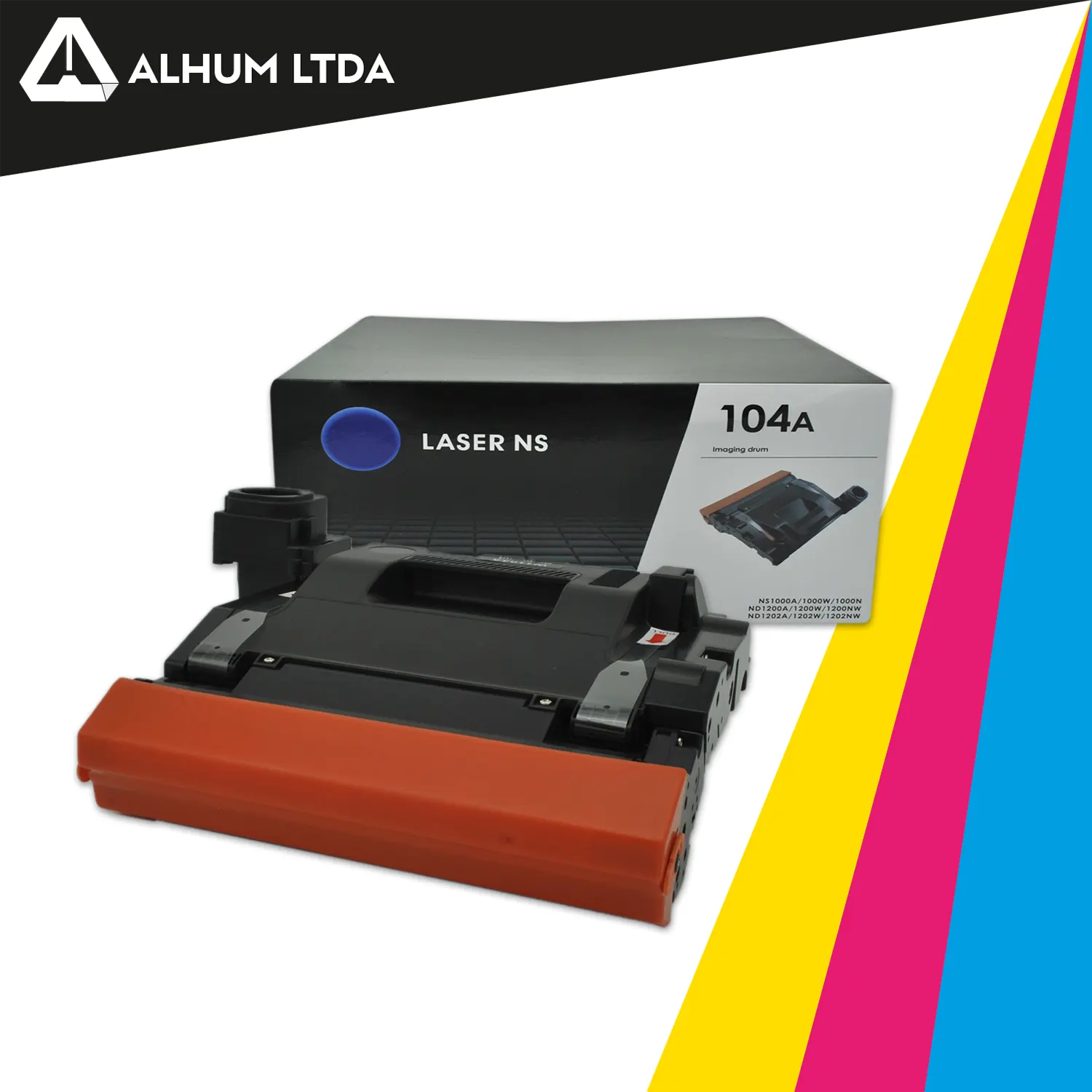Unidad Imagen Hewlett Packard W1104A Cartucho Compatible 104A
