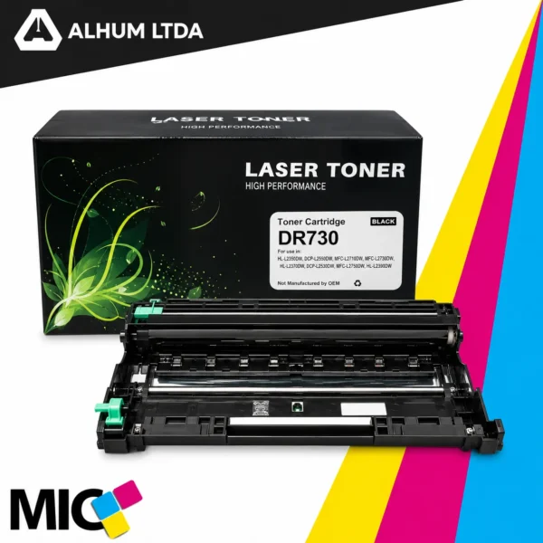 Unidad Imagen Brother HL-L2350dw HL-L2370dw DR730 Mic