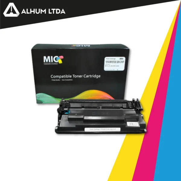 Toner 151X Hewlett Packard Pro 4003 MFP 4103 W1510x Sin Chip Mic