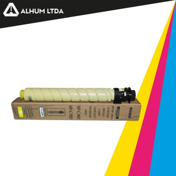 Toner Ricoh MP C3503 C3004 C3504 Amarillo Tdi