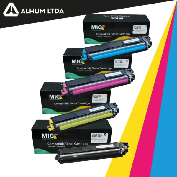 Toner Brother L3210cw MFC-L3710cw MFC-L3750 Tn223 Cartucho Cmyk Mic