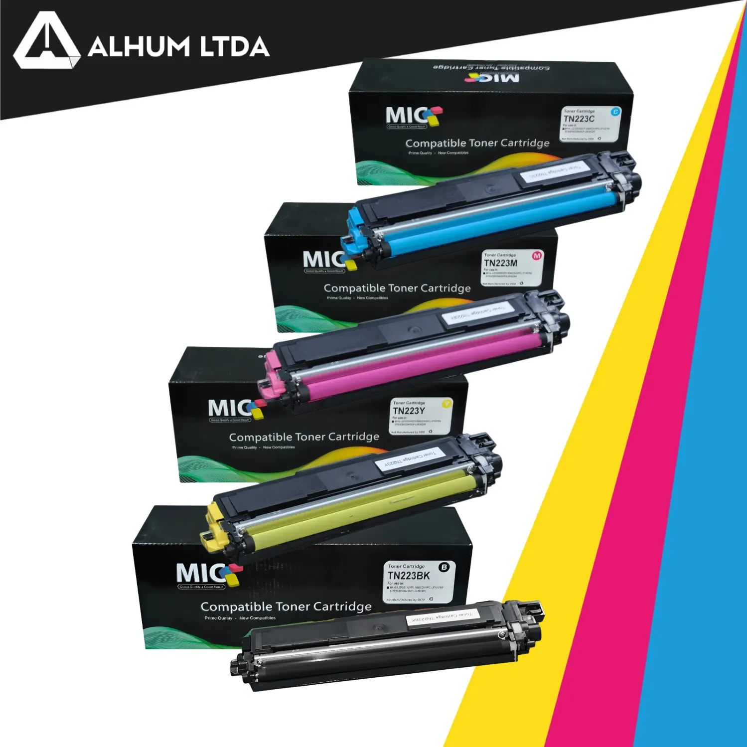 Toner Brother L3210cw MFC-L3710cw MFC-L3750 Tn223 Cartucho Cmyk Mic