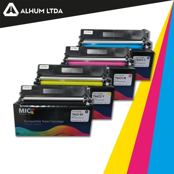 Toner Brother L8260cdw L8610cdw L8900cdw TN433 Cmyk Mic
