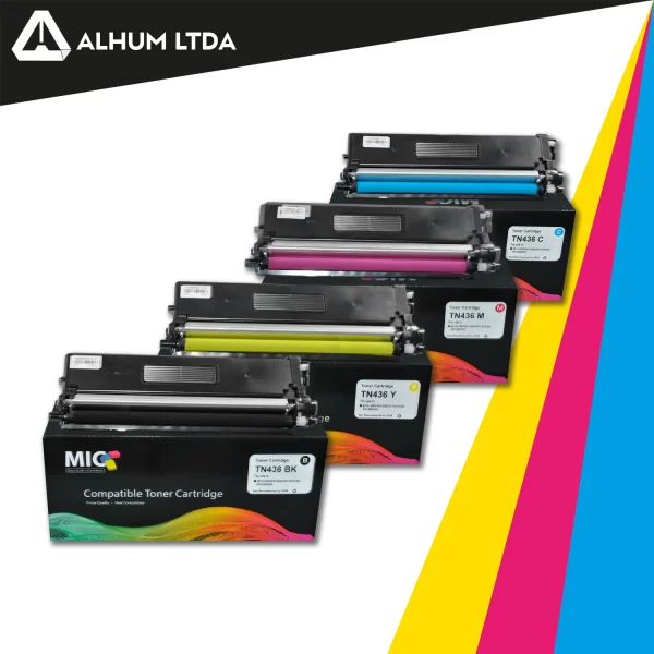 Toner Brother MFC-L8900cdw L9570dw TN436 Cmyk Mic