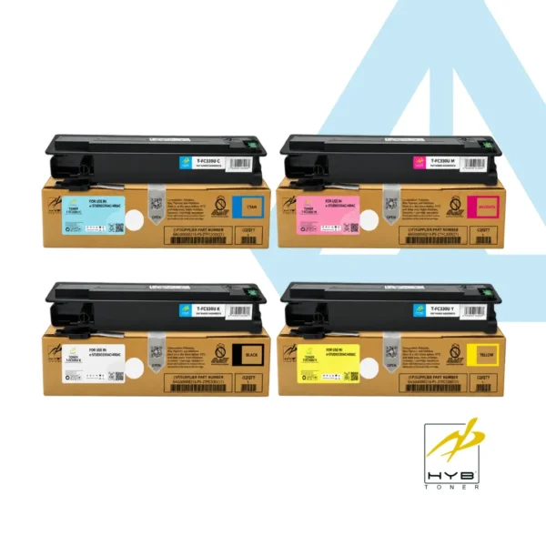TONER TOSHIBA E-STUDIO 330AC 400AC CARTUCHO CMYK TFC330 HYB