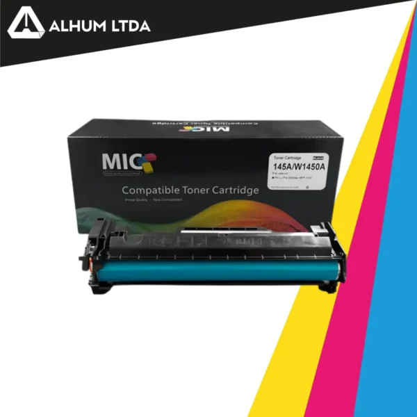 Toner Hewlett Packard W1450a LaserJet Pro 3001 MFP3004 3103 145A Con Chip Mic