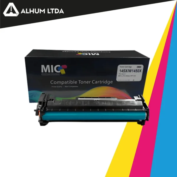 Toner Hewlett Packard W1450X LaserJet Pro 3001 MFP3004 3103 145X Con Chip Mic