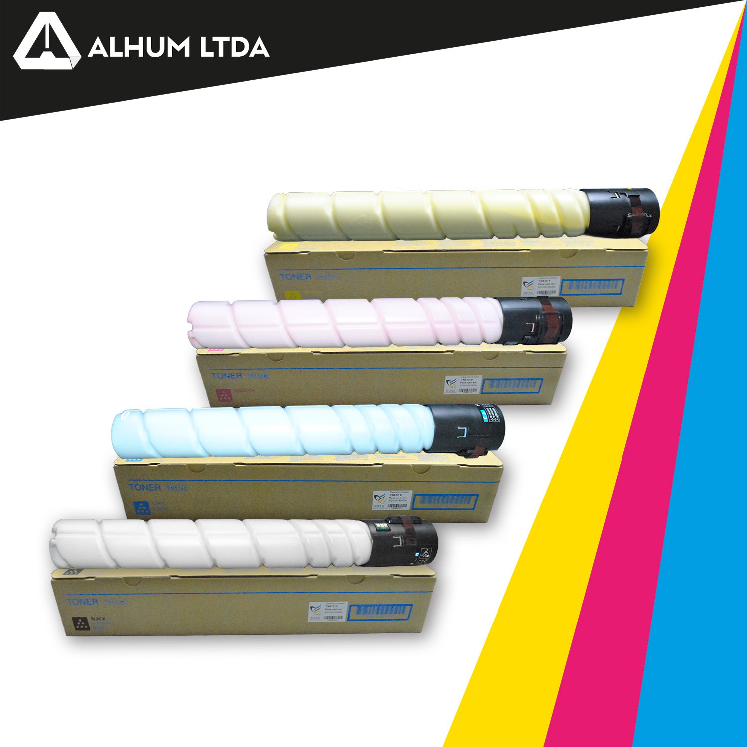 Toner Minolta Bizhub C454 C554 TN512 Cmyk Boss