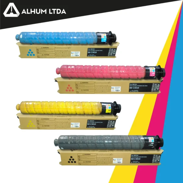 Toner Ricoh IM C3010 IMC3010 IM C3510 IMC3510 Cartucho Cmyk Boss