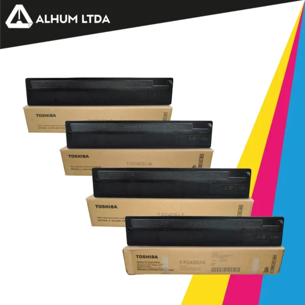 Toner Toshiba Estudio 2525AC 3025AC 4525AC 5525AC 6525AC Cmyk Original TFC425